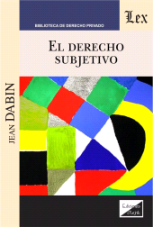 E-book, El derecho subjetivo, Ediciones Olejnik