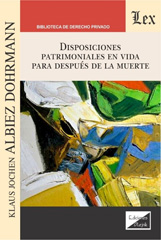 E-book, Disposiciones patrimoniales en vida para después de la muerte, Ediciones Olejnik