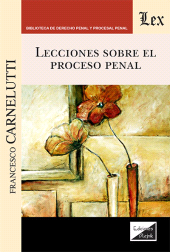 eBook, Lecciones sobre el proceso penal, Ediciones Olejnik