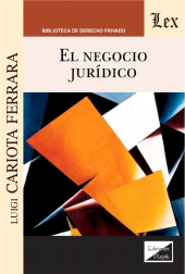 E-book, El negocio juridico, Ediciones Olejnik