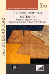 E-book, Política criminal sistémica, Ediciones Olejnik