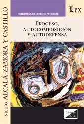 E-book, Proceso, autocomposición y autodefensa, Ediciones Olejnik