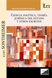 E-book, Ciencia politica, teoría juridica del estado, Ediciones Olejnik