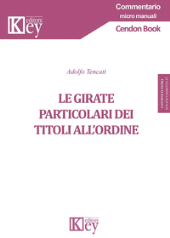 E-book, Le girate particolari dei titoli all'ordine, Tencati, Adolfo, Key editore