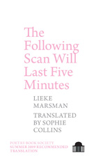 eBook, The Following Scan Will Last Five Minutes, Marsman, Lieke, Pavilion Poetry