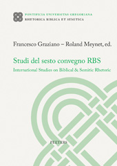 E-book, Studi del sesto convegno RBS : International Studies on Biblical & Semitic Rhetoric, Peeters Publishers