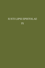 E-book, Iusti Lipsi Epistolae. Pars IX : 1596, Peeters Publishers