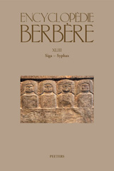 eBook, Encyclopedie berbere : Siga - Syphax, Peeters Publishers