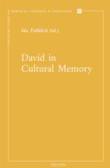 E-book, David in Cultural Memory, Peeters Publishers
