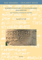 E-book, Scribes d'Ougarit et paleographie akkadienne : Les textes juridiques signes, Peeters Publishers
