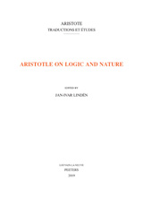 E-book, Aristotle on Logic and Nature, Peeters Publishers