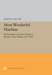 E-book, Most Wonderful Machine : Mechanization and Social Change in Berkshire Paper Making, 1801-1885, Princeton University Press