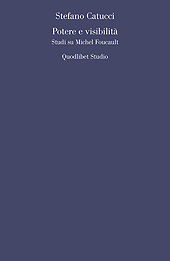 E-book, Potere e visibilità : studi su Michel Foucault, Quodlibet