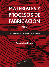 eBook, Materiales y procesos de fabricación. Vol. 2, Reverte