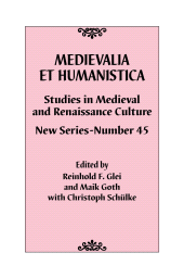 eBook, Medievalia et Humanistica, No. 45 : Studies in Medieval and Renaissance Culture: New Series, Rowman & Littlefield Publishers