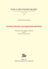 E-book, Egloga inviata ad Albertino Mussato, Giovanni del Virgilio, Edizioni di storia e letteratura