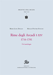 E-book, Rime degli Arcadi I-XIV : 1716-1781 : un'antologia, Edizioni di storia e letteratura