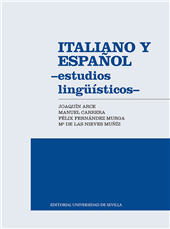 eBook, Italiano y español : estudios lingüísticos, Universidad de Sevilla