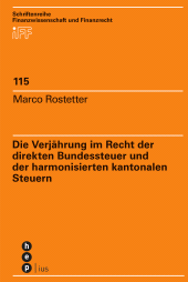 E-book, Die Verjährung im Recht der direkten Bundessteuer und der harmonisierten kantonalen Steuern, Stämpfli Verlag