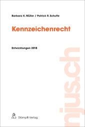 E-book, Kennzeichenrecht : Entwicklungen 2018, Stämpfli Verlag