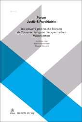 E-book, Die schwere psychische Störung als Voraussetzung von therapeutischen Massnahmen, Stämpfli Verlag