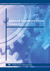 E-book, Advanced Engineering Forum, Trans Tech Publications Ltd