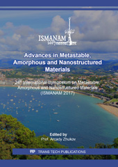 E-book, Advances in Metastable, Amorphous and Nanostructured Materials, Trans Tech Publications Ltd