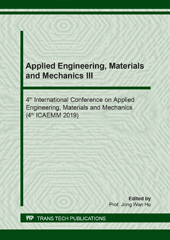 E-book, Applied Engineering, Materials and Mechanics III, Trans Tech Publications Ltd