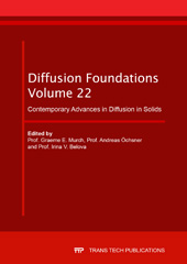 E-book, Contemporary Advances in Diffusion in Solids, Trans Tech Publications Ltd