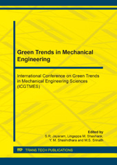 E-book, Green Trends in Mechanical Engineering, Trans Tech Publications Ltd