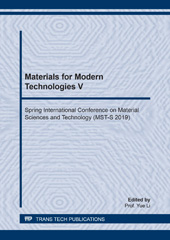 E-book, Materials for Modern Technologies V, Trans Tech Publications Ltd