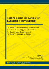 E-book, Technological Innovation for Sustainable Development, Trans Tech Publications Ltd