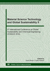 E-book, Material Science Technology and Global Sustainability II, Trans Tech Publications Ltd