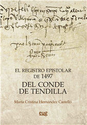 E-book, El registro epistolar de 1497 del Conde de Tendilla, Universidad de Granada