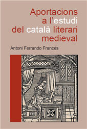 E-book, Aportacions a l'estudi del català literari medieval, Universitat Jaume I