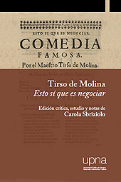 eBook, Esto sí que es negociar, Molina, Tirso de., Universidad Pública de Navarra