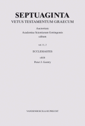 eBook, Septuaginta. Band 11,2 : Ecclesiastes, Vandenhoeck & Ruprecht
