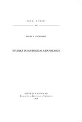 E-book, Studies in historical graphemics, Proverbio, Delio Vania, Biblioteca apostolica vaticana