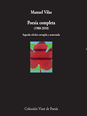 E-book, Poesía completa (1980-2018), Vilas, Manuel, Visor Libros