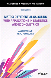 eBook, Matrix Differential Calculus with Applications in Statistics and Econometrics, Wiley