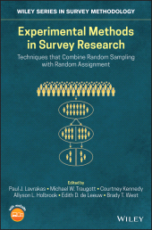 E-book, Experimental Methods in Survey Research : Techniques that Combine Random Sampling with Random Assignment, John Wiley & Sons