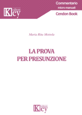 E-book, La prova per presunzione, Key editore