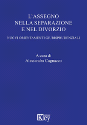 E-book, L'assegno nella separazione e nel divorzio : nuovi orientamenti giurisprudenziali, Key editore