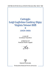 E-book, Carteggio Luigi Guglielmo Cambray Digny, Virginia Tolomei Biffi, Edizioni Polistampa