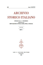 Fascículo, Archivio storico italiano : 663, 1, 2020, L.S. Olschki