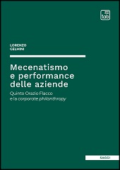 E-book, Mecenatismo e performance delle aziende : Quinto Orazio Flacco e la corporate philanthropy, Gelmini, Lorenzo, TAB edizioni