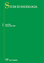 Issue, Studi di sociologia : LVIII, 1, 2020, Vita e Pensiero