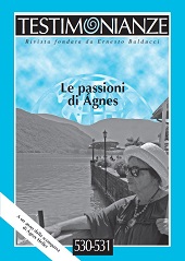 Artículo, Il lungo cammino e il pensiero aperto di Ágnes, Associazione Testimonianze