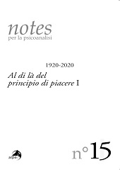 Artikel, Il beneficio del dubbio : note sul cosiddetto dualismo freudiano, Alpes Italia