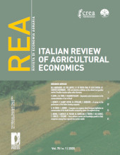 Fascicolo, Rivista di economia agraria : LXXV, 1, 2020, Firenze University Press